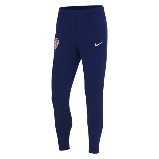 Nike Croatie Strike Pantalon d'Entraînement 2024-2026 Bleu Foncé Rouge Vif