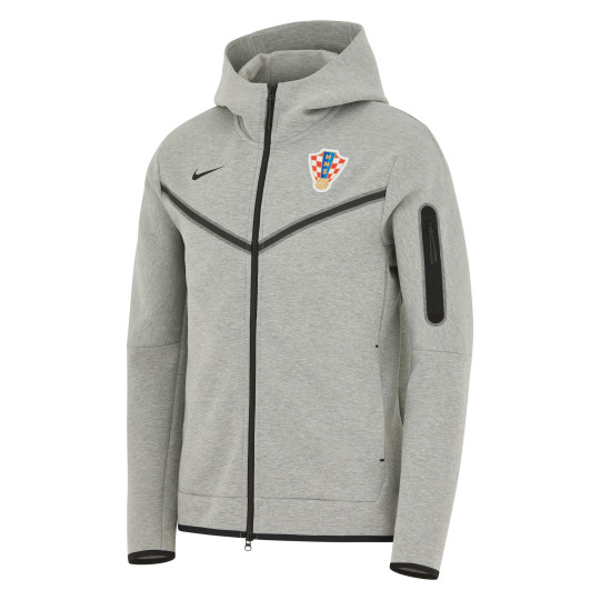 Nike Kroatië Tech Fleece Vest 2024-2026 Grijs Zwart