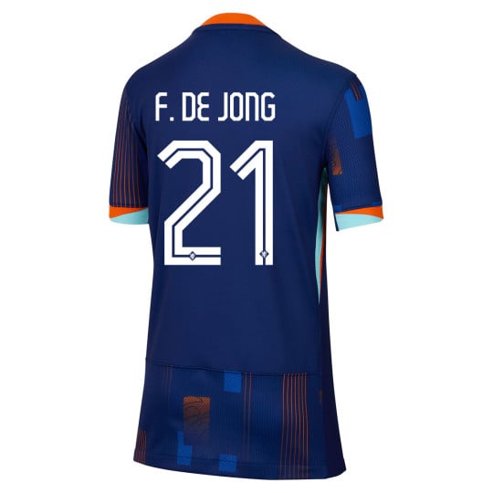 Maillot Nike Netherlands F. de Jong 21 Away 2024-2026 pour enfant