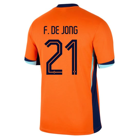 Maillot domicile Nike Netherlands F. de Jong 21 2024-2026