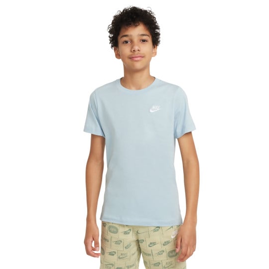 Nike Sportswear T-Shirt Kids Blauwgrijs Wit