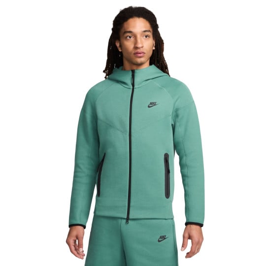 Gilet de sport Nike Tech Fleece gris vert noir