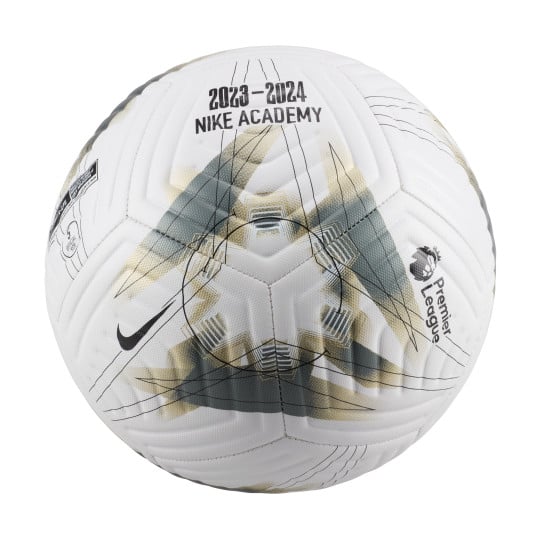 Nike Premier League Academy Ballon de Foot Taille 5 2023-2024 Blanc Doré Noir