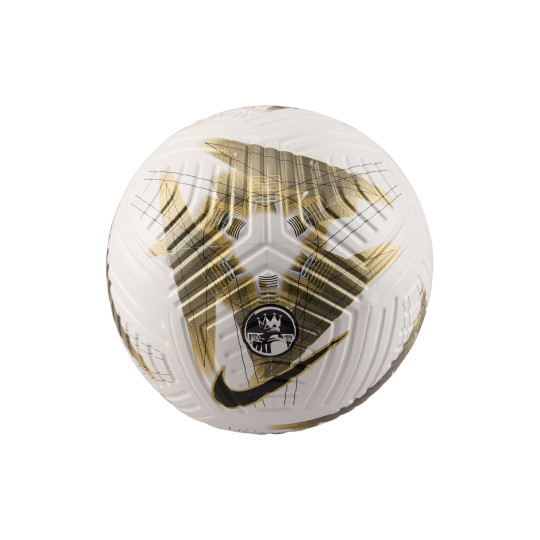 Nike Premier League Club Elite Ballon de Foot Taille 5 2023-2024 Blanc Doré