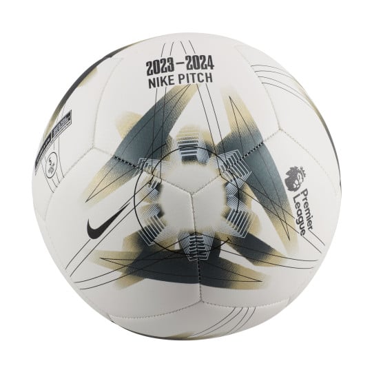 Nike Premier League Pitch Ballon de Foot 2023-2024 Blanc Doré Noir