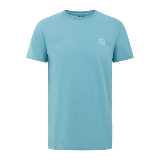 Cruyff Energized T-Shirt Enfants Bleu Clair Blanc