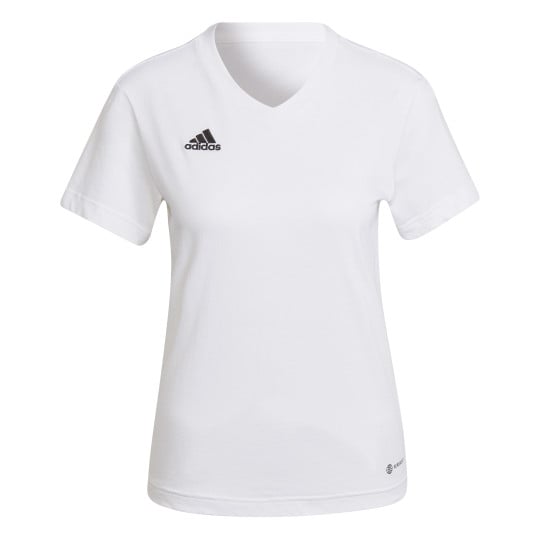 T-shirt blanc Adidas Entrada 22 pour femme