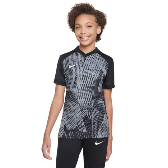 Nike Precision VI Dri-Fit Kids Training Shirt Black Grey White