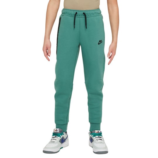 Pantalon de survêtement Nike Tech Fleece Sportswear pour enfants, vert foncé, noir