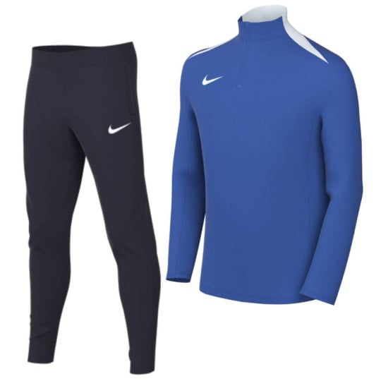 Nike Academy Pro 24 Trainingspak 1/4-Zip Kids Blauw Wit