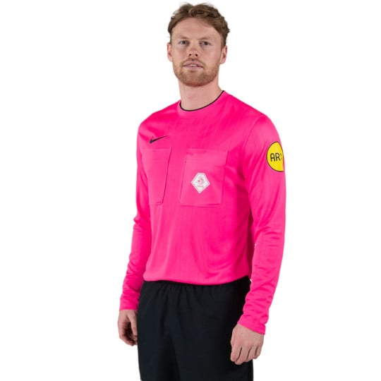 Nike KNVB Scheidsrechtersshirt Lange Mouwen 2024-2026 Roze