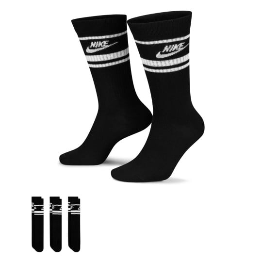Nike Essential Everyday Sportsokken 3-Pack Zwart Wit