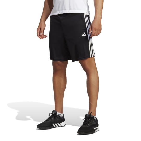 Pantalon d'entraînement à 3 bandes adidas Essentials noir et blanc