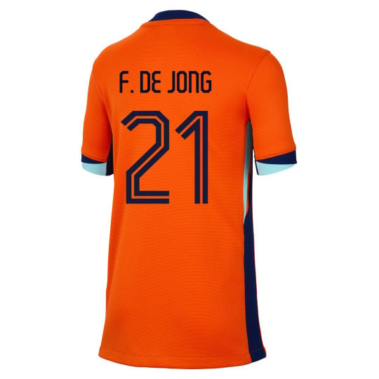 Nike Nederlands Elftal F. de Jong 21 Thuisshirt 2024-2026 Kids