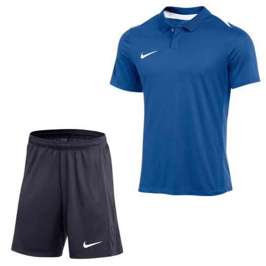 Nike Academy Pro 24 Polo Trainingsset Blauw Wit