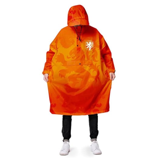 KNVB Rainkiss Poncho Orange