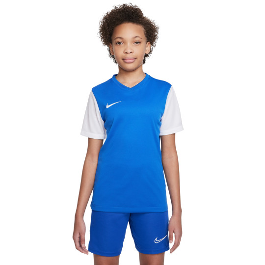 Nike Voetbalshirt Tiempo Premier II Kids Blauw Wit