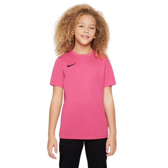 Nike Dri-Fit Park VII Voetbalshirt Kids Roze Zwart