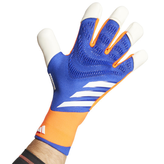 adidas Predator Pro Hybrid Goalkeeper Gloves Blue Orange White