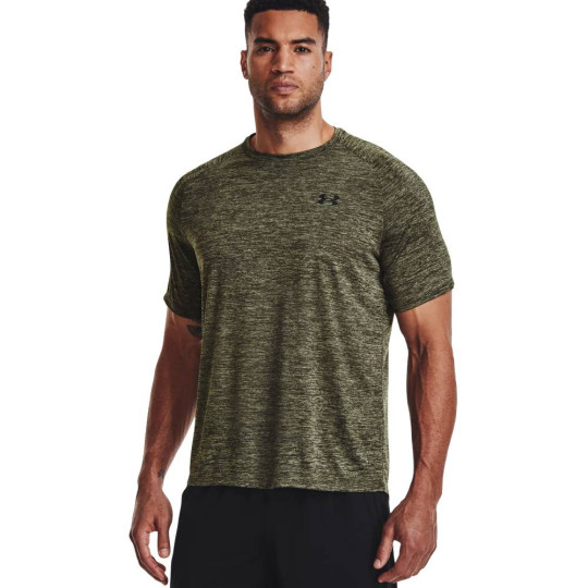 Under Armour Tech 2.0 Maillot d'Entraînement Vert-Gris Noir
