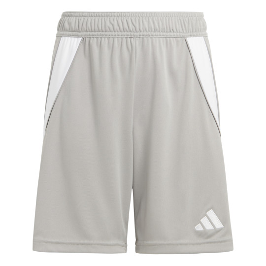 adidas Tiro 24 Voetbalbroekje Kids Grijs Wit