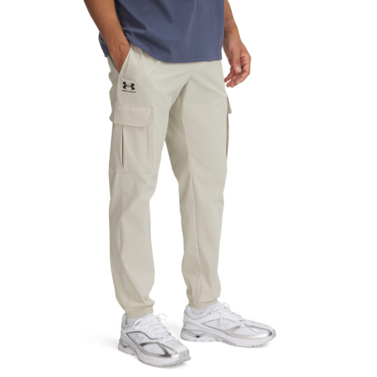 Under Armour Vibe Woven Cargo Broek Beige Zwart