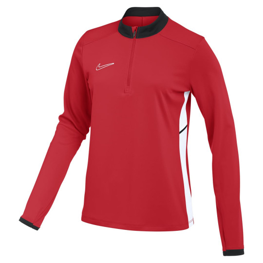 Nike Academy 25 Haut d'Entraînement 1/4-Zip Femmes Rouge Noir Blanc