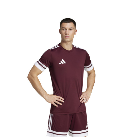 adidas Squadra 25 Maillot de Foot Bordeaux Blanc