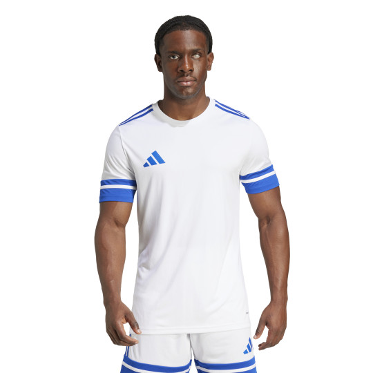 adidas Squadra 25 Maillot de Foot Blanc Bleu