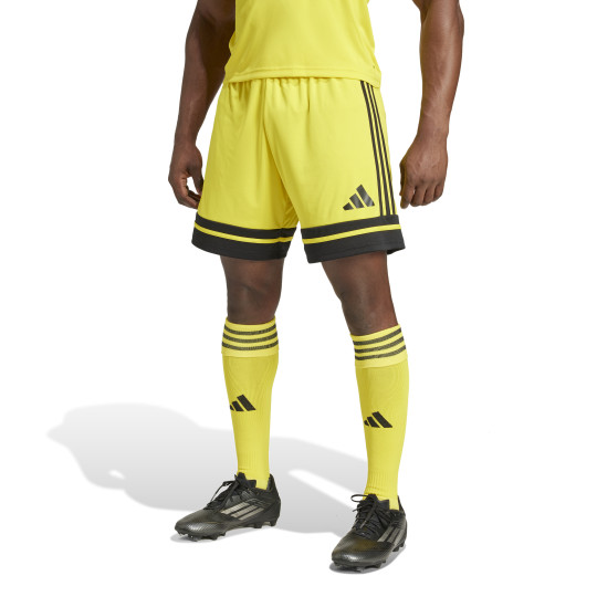 adidas Squadra 25 Voetbalbroekje Geel Zwart