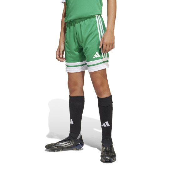 adidas Squadra 25 Kids Football Shorts Green White