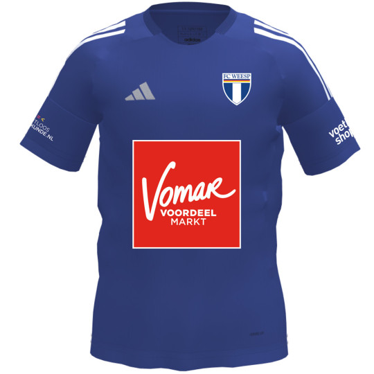 FC Weesp Wedstrijdshirt Junior Donkerblauw