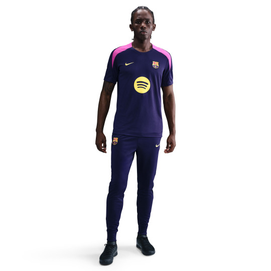 Nike FC Barcelone Strike Ensemble Training 2025-2026 Bleu Foncé Pourpre Violet Doré