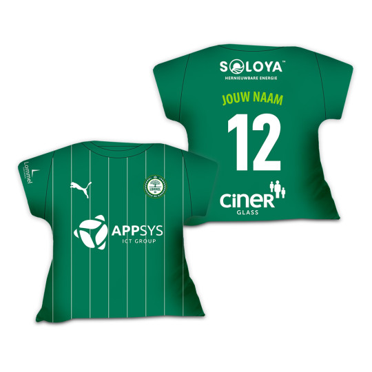 Lommel SK Shirtkussen Thuisshirt 2025-2026 Gepersonaliseerd