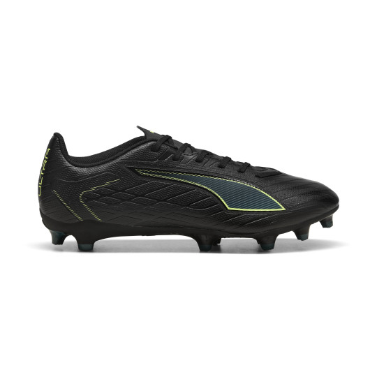 PUMA Ultra 6 Play Grass/Artificial Grass Football Boots (MG) Black Dark Green Light Green