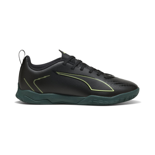 PUMA Ultra 6 Play Chaussures de Foot en Salle (IN) Enfants Noir Vert Foncé Vert Vif