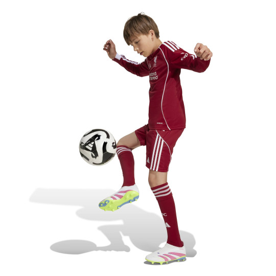 adidas Liverpool Thuistenue Lange Mouwen 2025-2026 Kids