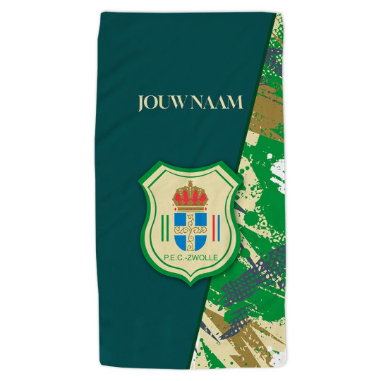 PEC Zwolle Handdoek Uitshirt 2025-2026 Gepersonaliseerd