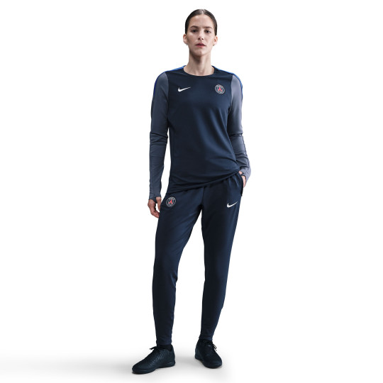 Nike Paris Saint-Germain Strike Crew Trainingspak 2025-2026 Dames Donkerblauw Blauw Wit