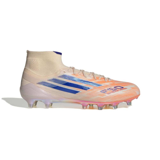 adidas F50 Sparkfusion Elite Grass/Artificial Grass Football Boots (MG) Women's Orange Blue