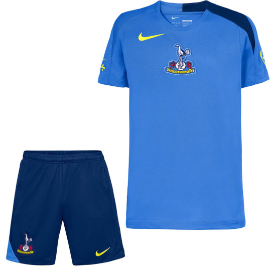Nike Tottenham Hotspur Strike Trainingsset 2025-2026 Blauw Donkerblauw Felgeel