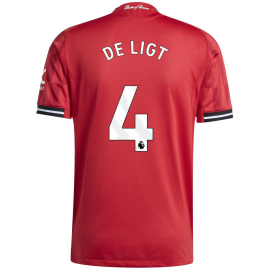 adidas Manchester United De Ligt 4 Authentic 2025-2026 Home Shirt