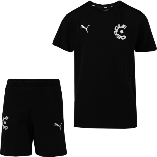 PUMA Cercle Brugge Casual Zomerset 2025-2026 Kids Zwart