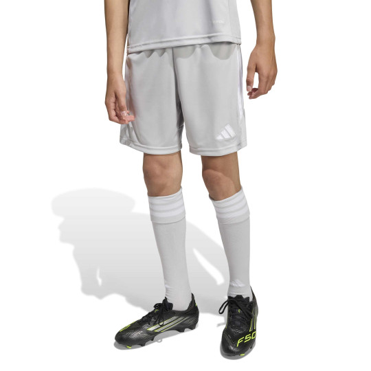 Shorts de football adidas Tiro 26 League pour Enfants, gris et blanc