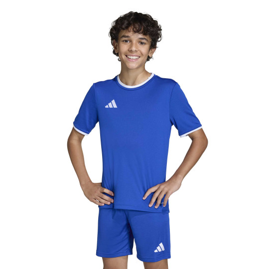 adidas Entrada 26 Kids Football Shirt Blue White