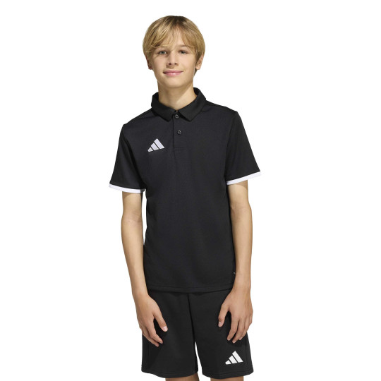 adidas Entrada 26 Polo Kids Black White