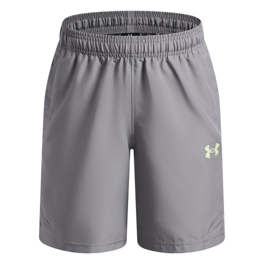 Under Armour Tech Utility Woven Trainingsbroekje Kids Donkergrijs Lichtgroen