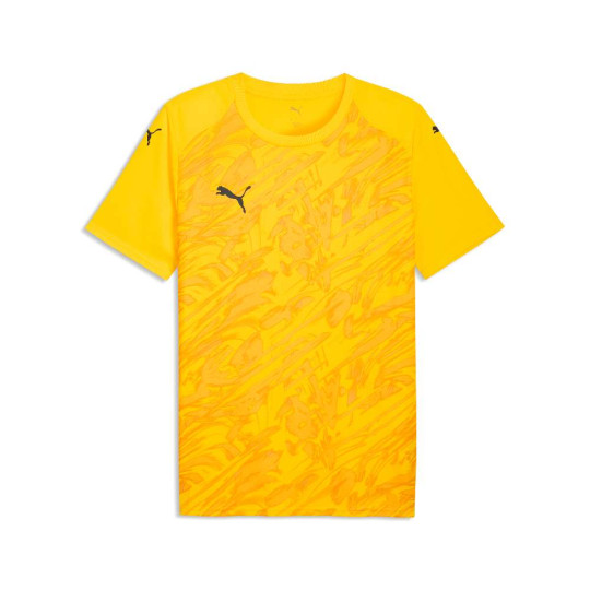 PUMA teamFINAL Graphic Voetbalshirt Geel