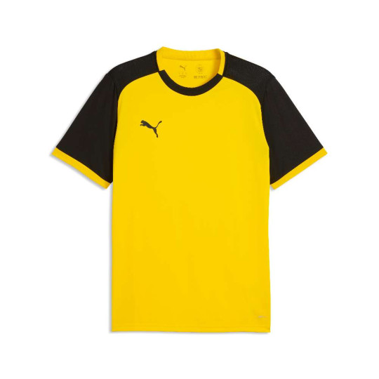 PUMA teamLIGA26 Matchday Voetbalshirt Geel Zwart