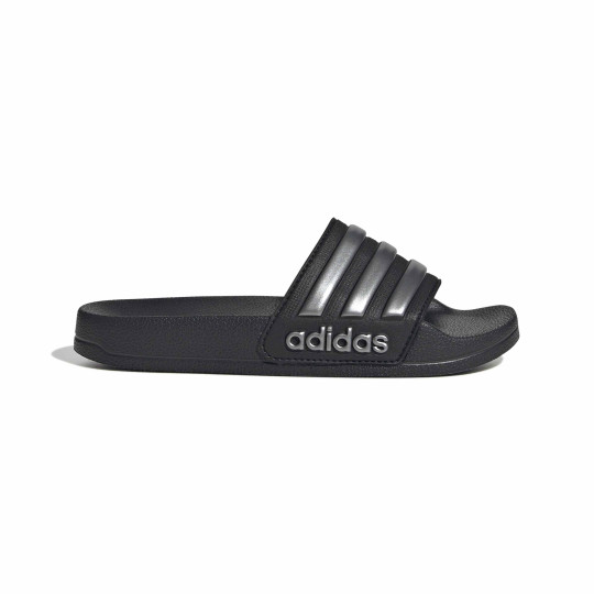 adidas Adilette Shower Slides Kids Black Silver Black